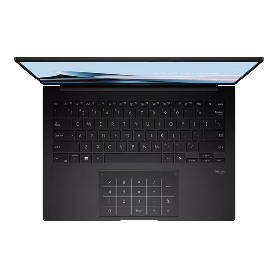 Laptop 14" ASUS Zenbook 14 OLED UM3406KA, Jade Black, AMD Ryzen AI 5 340, 16GB/512GB, Fără SO, 3 image