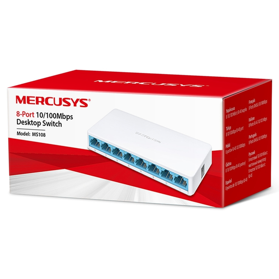 Switch de rețea MERCUSYS MS108, 8x 10/100 Mbps, 5 image
