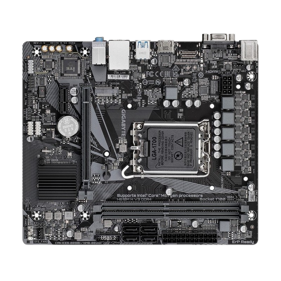Placă de bază Gigabyte H610M H V3 DDR4, LGA1700, Intel H610, Micro-ATX, 3 image