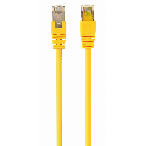Patch cord Cablexpert PP22-0.5M/Y, Cat5e FTP, 0,5m, Galben, 7 image