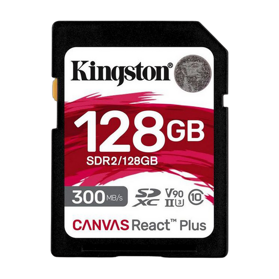 Card de Memorie Kingston Canvas React Plus, 128GB (SDR2/128GB)