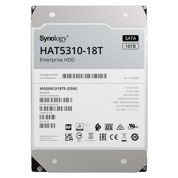 Unitate HDD SYNOLOGY HAT5310-18T, Argintiu, 2 image