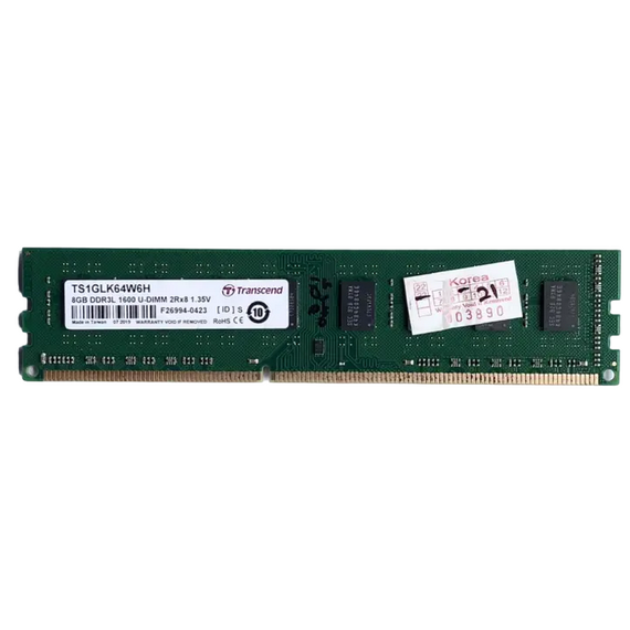Memorie RAM Transcend TS1GLK64W6H, DDR3 SDRAM, 1600 MHz, 8GB
