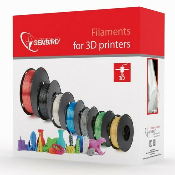 Filament pentru imprimantă 3D Gembird 3DP-ABS1.75-01-TR, ABS, Transparent , 1.75 mm, 1kg, 3 image