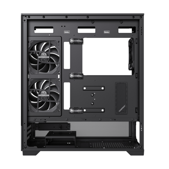 Carcasă PC Gamemax VISTA 2 AB, Midi-Tower, Fără PSU, Negru, 3 image