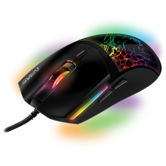 Gaming Mouse SVEN RX-G995, Negru, 3 image