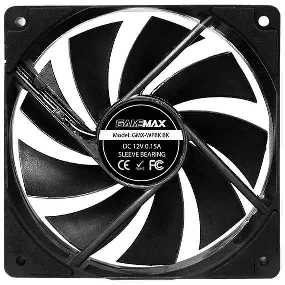 Ventilator PC Gamemax GMX-WFBK BK, 120 mm, 2 image