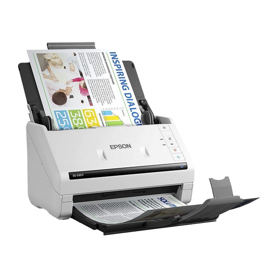 Scaner de documente cu alimentare automată Epson WorkForce DS-530II, A4, Alb, 2 image