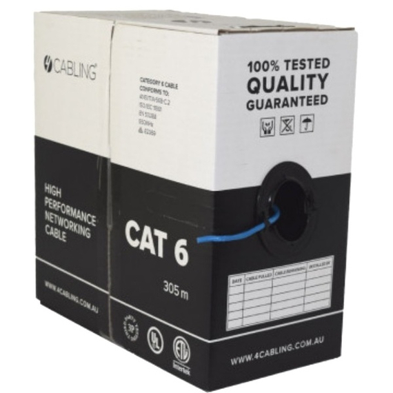 APC Electronic Cable FTP Cat.6, 23awg  COPPER, 305M/CTN grey color APC carton packing, 2 image