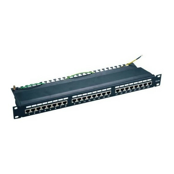APC Electronic 24 ports FTP Cat.6 patch panel, LY-PP6-14, 19"  Krone IDC