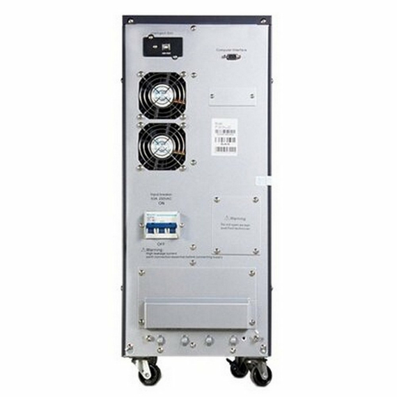 UPS Online Ultra Power 10 000VA, Phase 3/1, without  batteries, RS-232, SNMP Slot, metal case, LCD, 2 image