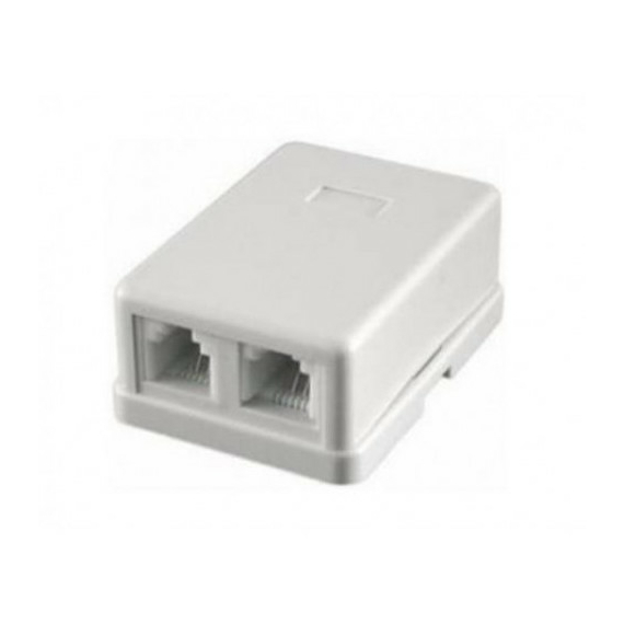 APC Electronic Wall 2xJack 6P: 2C/4C/6C, LY-US029