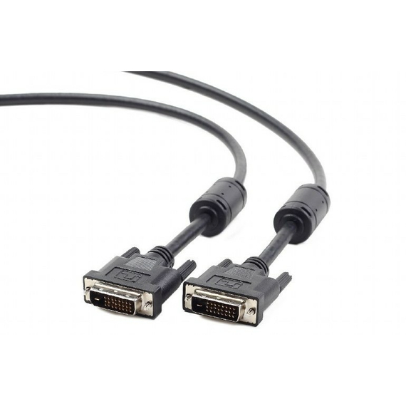 Cablu Video Cablexpert CC-DVI2-BK-15, DVI-D (M) - DVI-D (M), 4,5m, Negru, 2 image