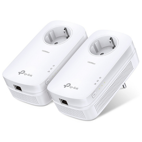 Powerline Adapter  TP-LINK TL-PA8010PKIT, AV1300, 1300 Mbps, Alb, 2 image