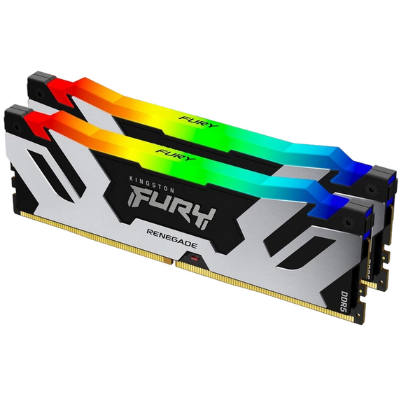 Memorie RAM Kingston FURY Renegade RGB, DDR5 SDRAM, 6400 MHz, 32 GB, KF564C32RSAK2-32, 3 image