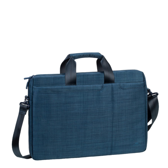 Geantă pentru Laptop Rivacase Biscayne, 15.6", Poliester, Albastru