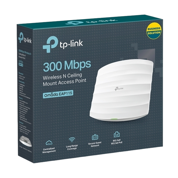 Punct de acces fără fir TP-LINK EAP115, 300 Mbps, Alb, 3 image