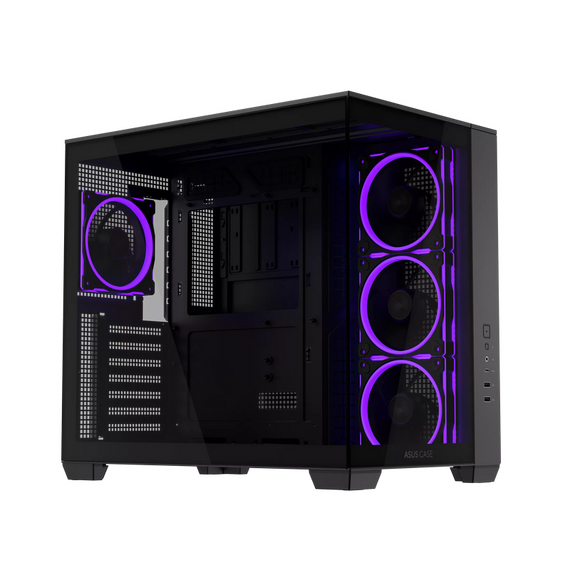 Carcasă PC ASUS A32 Plus, Midi-Tower, Fără PSU, Negru, 3 image