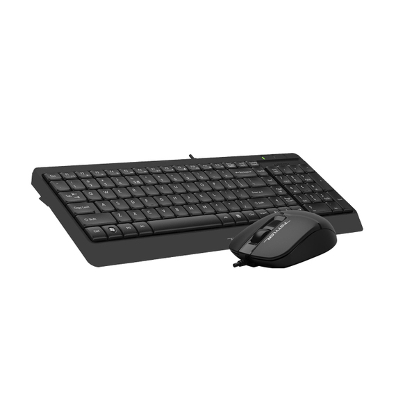 Set Tastatură + Mouse A4Tech F1512, Cu fir, Negru, 2 image