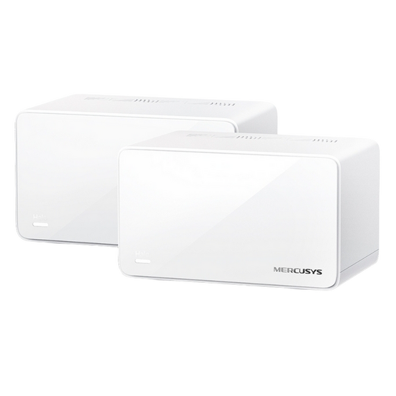 Sistem Wi-Fi Mesh MERCUSYS Halo H90X(2-pack), Wi-Fi, Alb