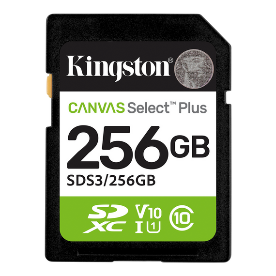Card de Memorie Kingston Canvas Select Plus, 256GB (SDS3/256GB)