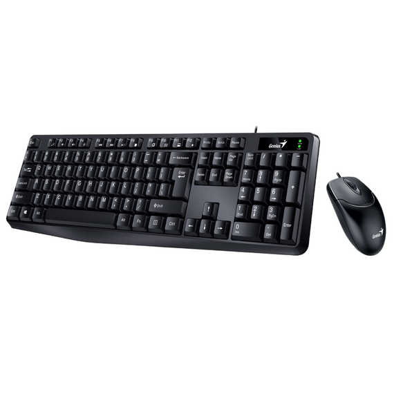 Set Tastatură + Mouse Genius KM-170, Cu fir, Negru, 2 image
