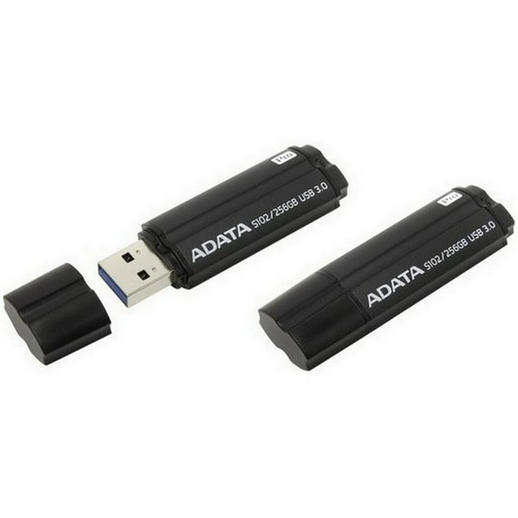 Memorie USB ADATA S102 Pro, 256GB, Gri, 2 image
