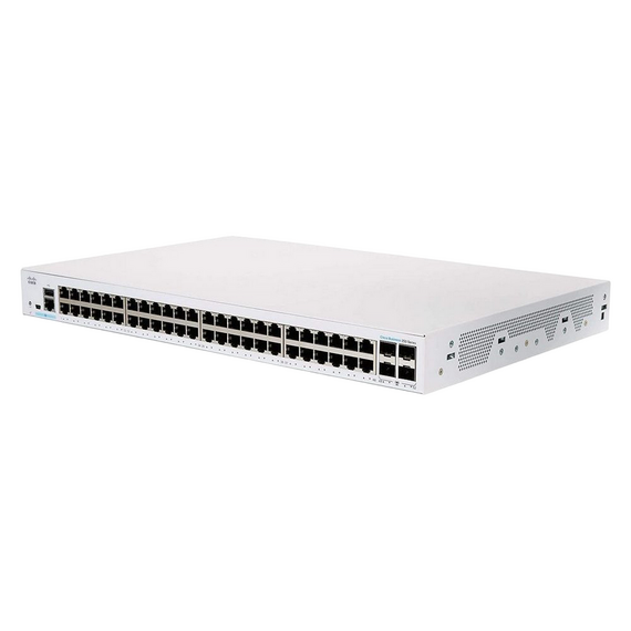 Switch de rețea Cisco CBS250-48T, 48x 10/100/1000 Mbps, 4x SFP