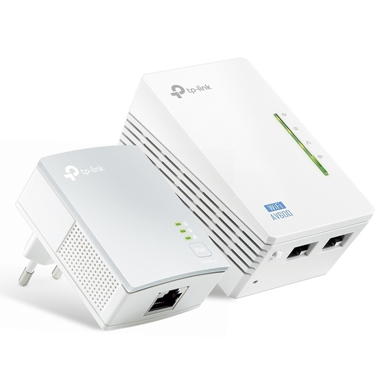 Wi-Fi + Powerline adapter TP-LINK TL-WPA4220 KIT, AV600, 600 Mbps, Alb, 3 image