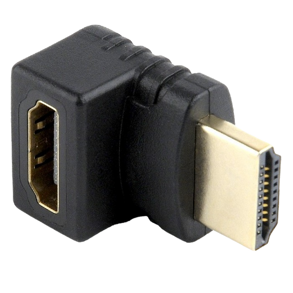 Adaptor Video Cablexpert A-HDMI270-FML, HDMI (M) - HDMI (F), Negru
