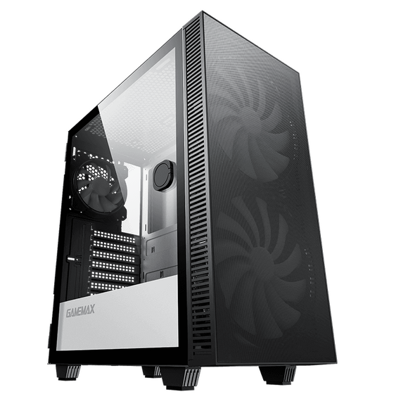 Carcasă PC Gamemax Aero, Midi-Tower, Fără PSU, Negru, 3 image