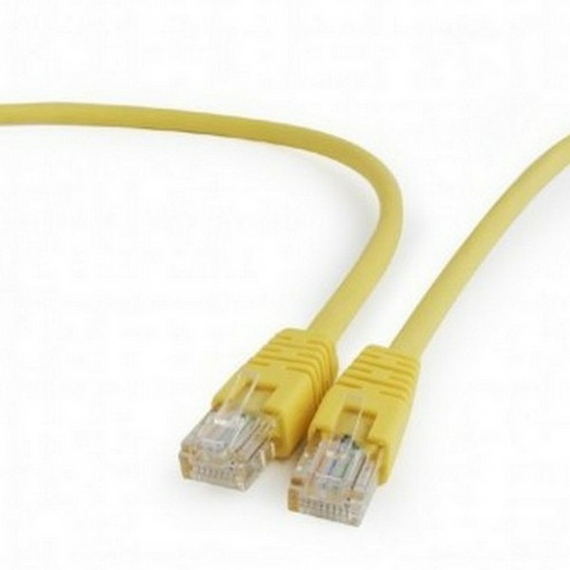 Patch cord Cablexpert PP22-1M/Y, Cat5e FTP, 1m, Galben, 2 image