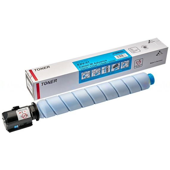 Toner Integral Compatible EXV-51, Cyan, 2 image