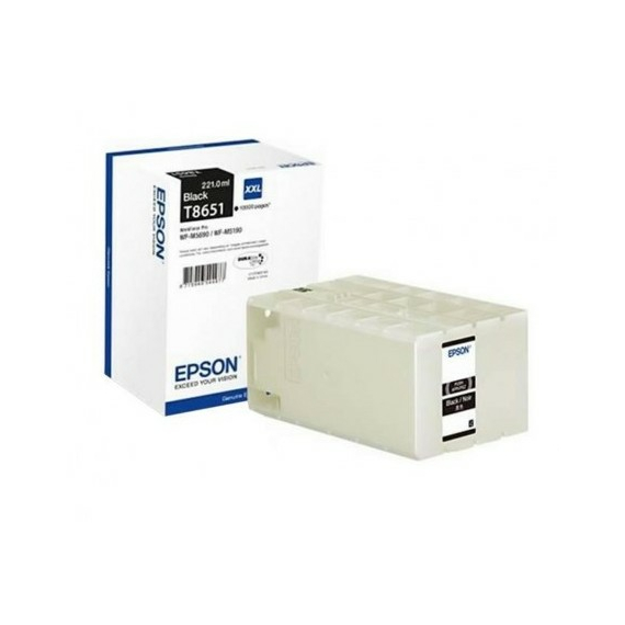 Cartuș de cerneală Epson T8651 DURABrite Ultra, 221ml, Negru, 2 image