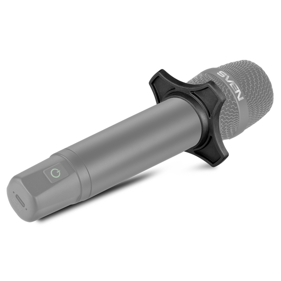 Microfon Karaoke SVEN MK-740, Fără fir, Negru, 2 image