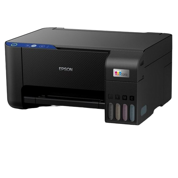 Multifunctional Inkjet Epson MFD EcoTank L3201, Negru, 2 image