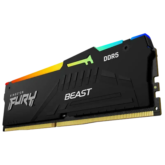 Memorie RAM Kingston FURY Beast RGB, DDR5 SDRAM, 5600 MHz, 32GB, KF560C36BBEA-32, 2 image