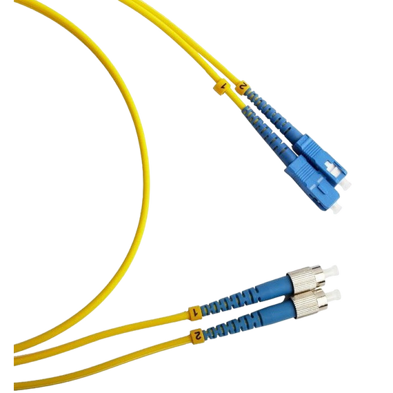 Patch cord - FC-SC 5M, 5m, Galben