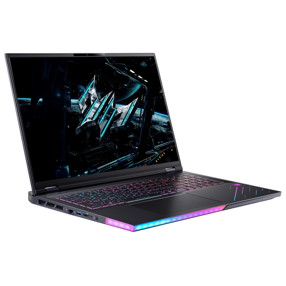 Laptop Gaming 18" Acer Predator Helios 18 AI PH18-73, Abyssal Black, Intel Core Ultra 9 275HX, 64GB/2048GB, Linux eShell, 3 image