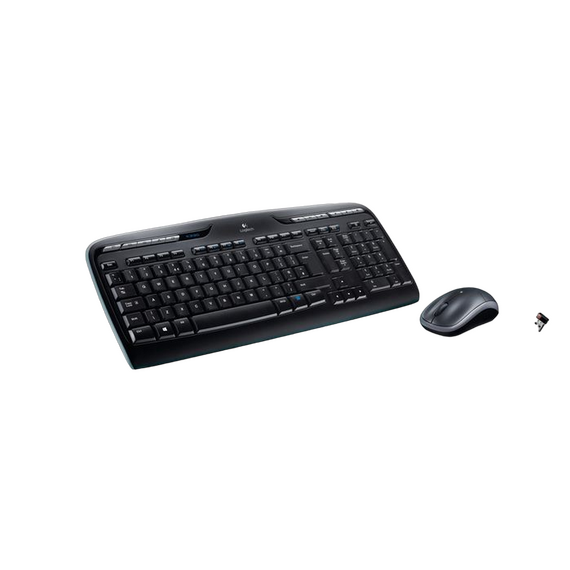 Set Tastatură + Mouse Logitech MK330, Fără fir, Negru, 2 image