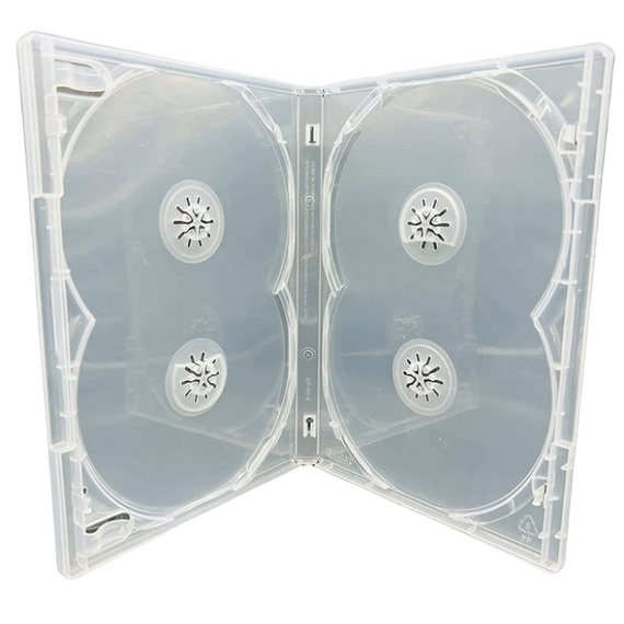 DVD Box Platinet 14 mm pentru Amaray 4 Clear