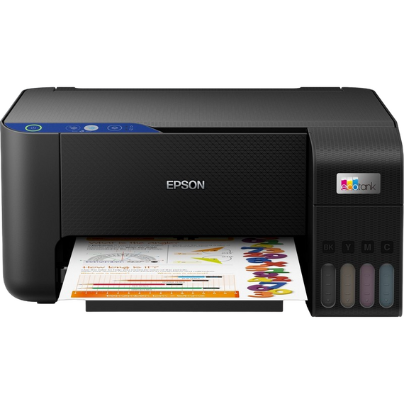 Multifunctional Inkjet Epson MFD EcoTank L3201, Negru