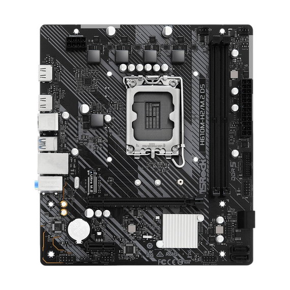 Placă de bază ASRock H610M-H2/M.2 D5, LGA1700, Intel H610, Micro-ATX, 2 image