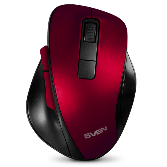 Mouse Wireless SVEN RX-525SW, Negru | Roșu