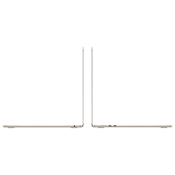 Laptop 15,3" Apple MacBook Air A3241, Starlight, M4 with 10-core CPU and 10-core GPU, 16GB/512GB, macOS Sequoia, 3 image