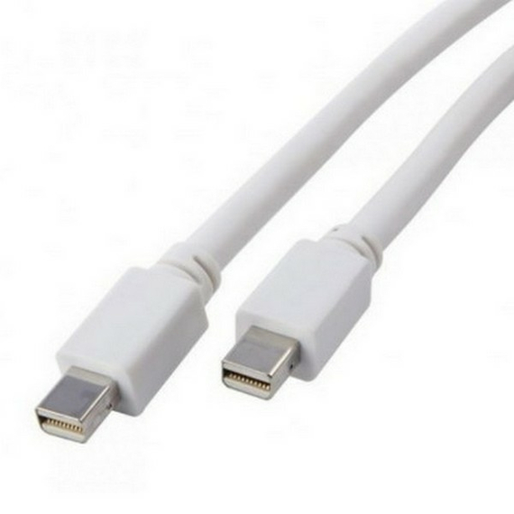 Cablu Video APC Electronic AP531037, MiniDP (M) - miniDP (M), 0,45m, Alb, 2 image