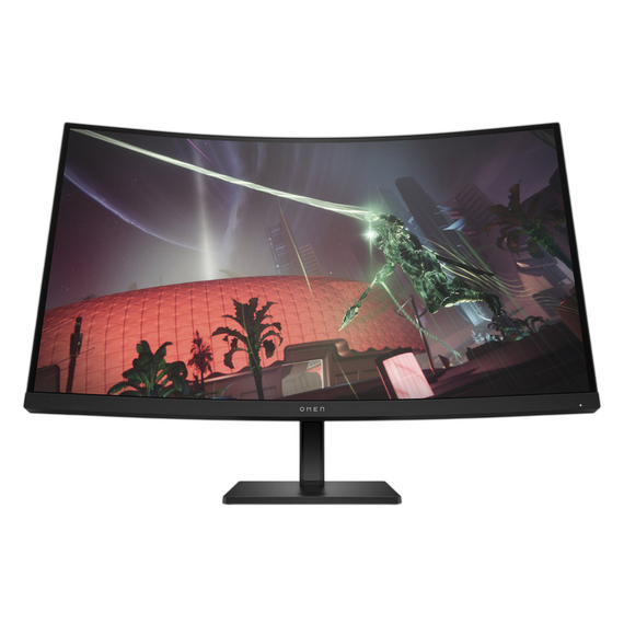31,5" Monitor Gaming HP OMEN 32c, VA 2560x1440 WQHD, Negru