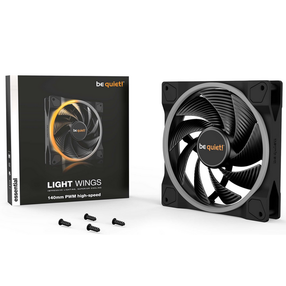 Ventilator PC be quiet! Light Wings PWM high-speed, 140 mm, 2 image