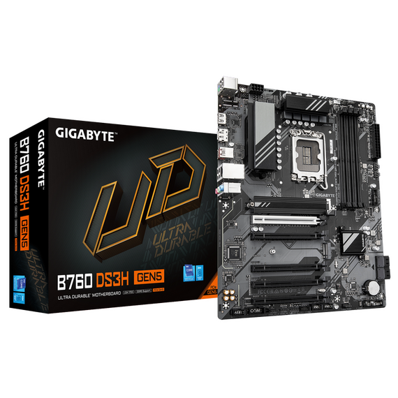 Placă de bază Gigabyte B760 DS3H GEN5, LGA1700, Intel B760, ATX
