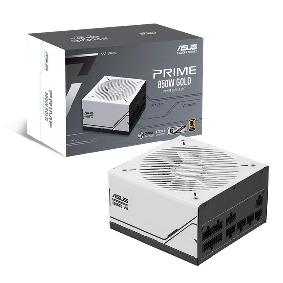 Sursă Alimentare PC ASUS PRIME-AP-850G-WHITE-GOLD, 850W, ATX, Complet modular, 3 image